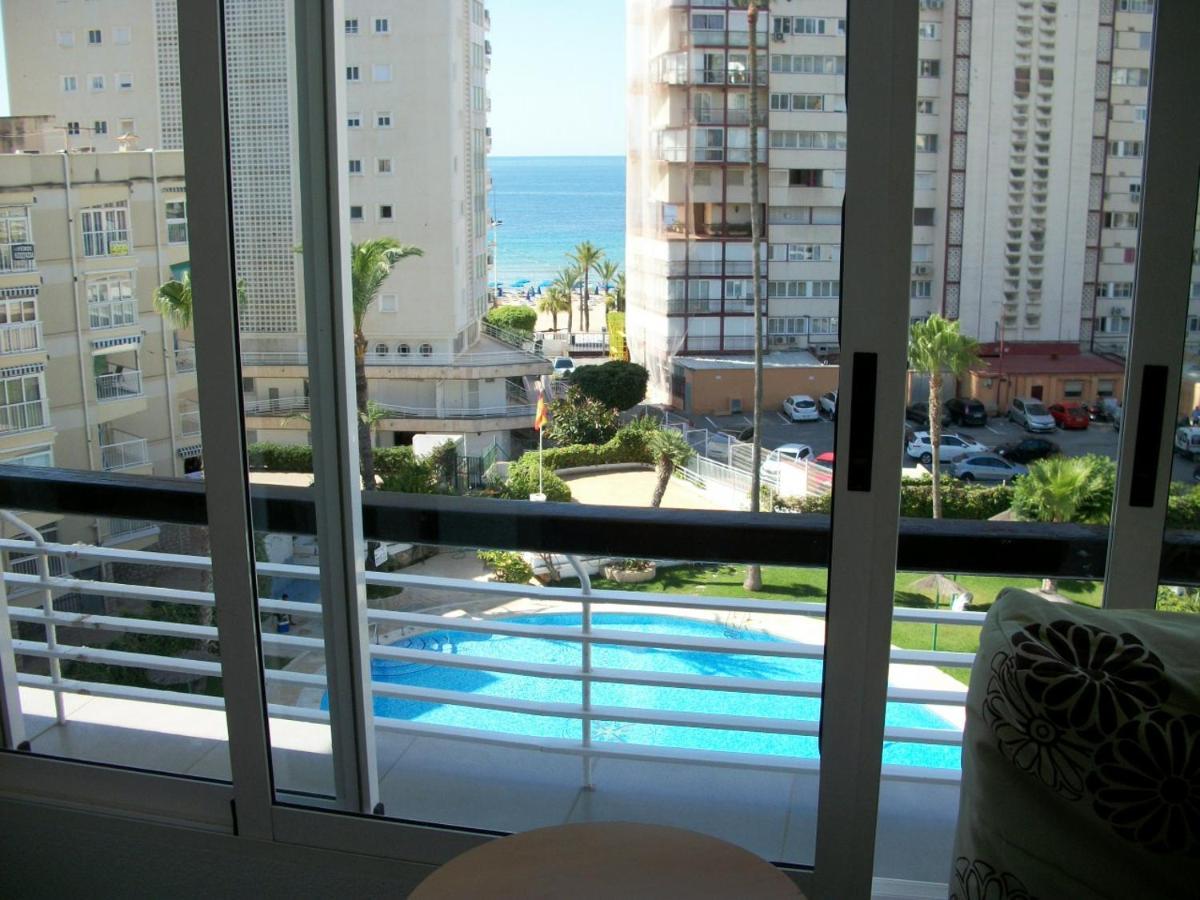 Apartment Mediterraneo, Muy Centrico, En Plaza Triangular, Soleado, Con Jardines Y Piscina Y La Playa Enfrente Andando, Con Parking Exterior Comunitario